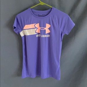 Purple Under Armour tee-shirt
